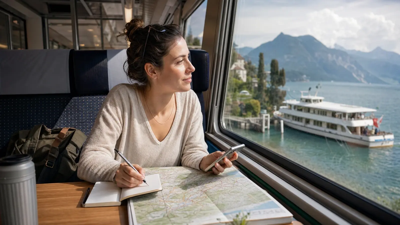Tagesausflüge mit Bahn und Schiff bewusst planen